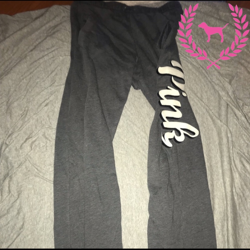 Victoria Secret Pink Gray Sweatpants